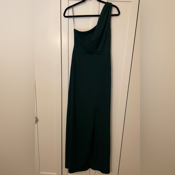 BIRDY GREY KIRA DRESS - Crepe Emerald - Bridesmaid Dress - Picture 3 of 10